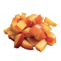 diced plums